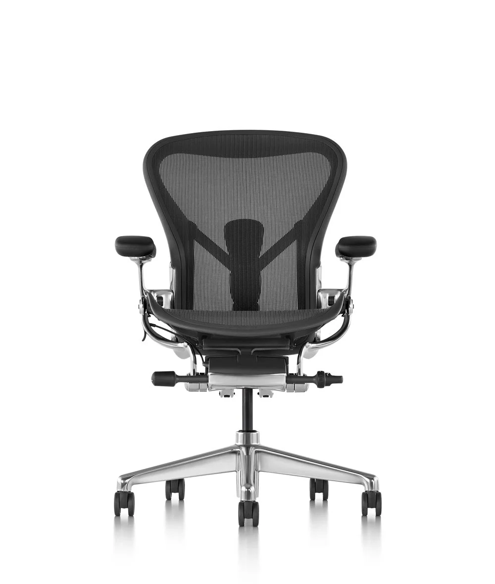 Silla de oficina Aeron grafito/pulido - Image 3