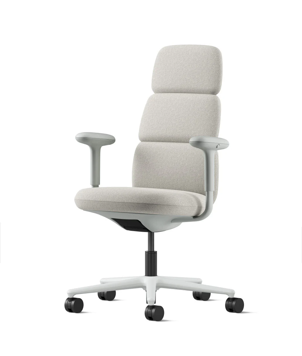 Silla Asari con respaldo alto blanched alpine - Image 5