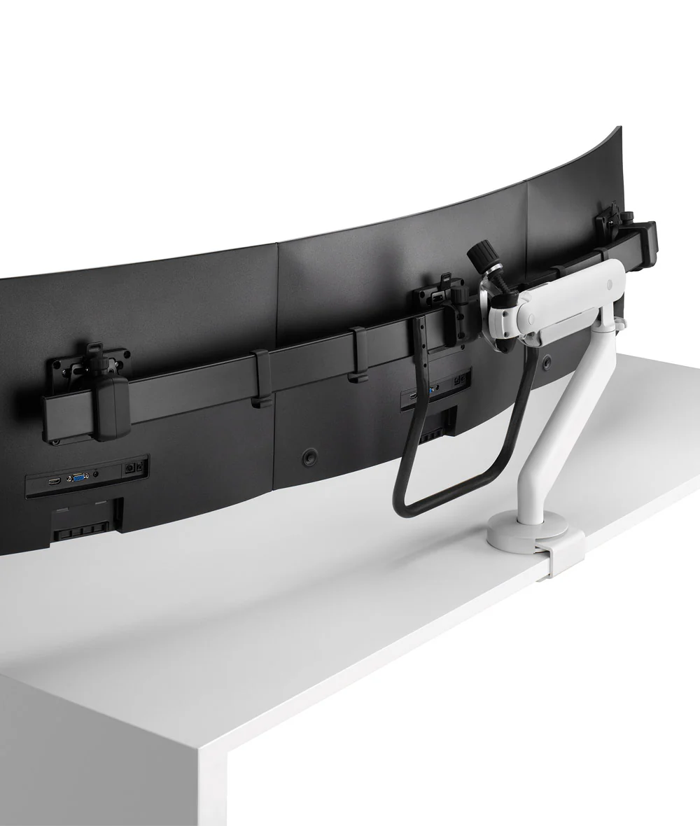 Brazo articulado para tres monitores de gran tamaño Flo X - Image 12