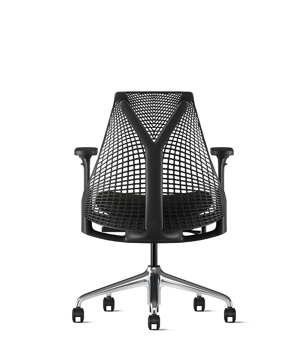 Silla de oficina Sayl* negro pulido - Image 4