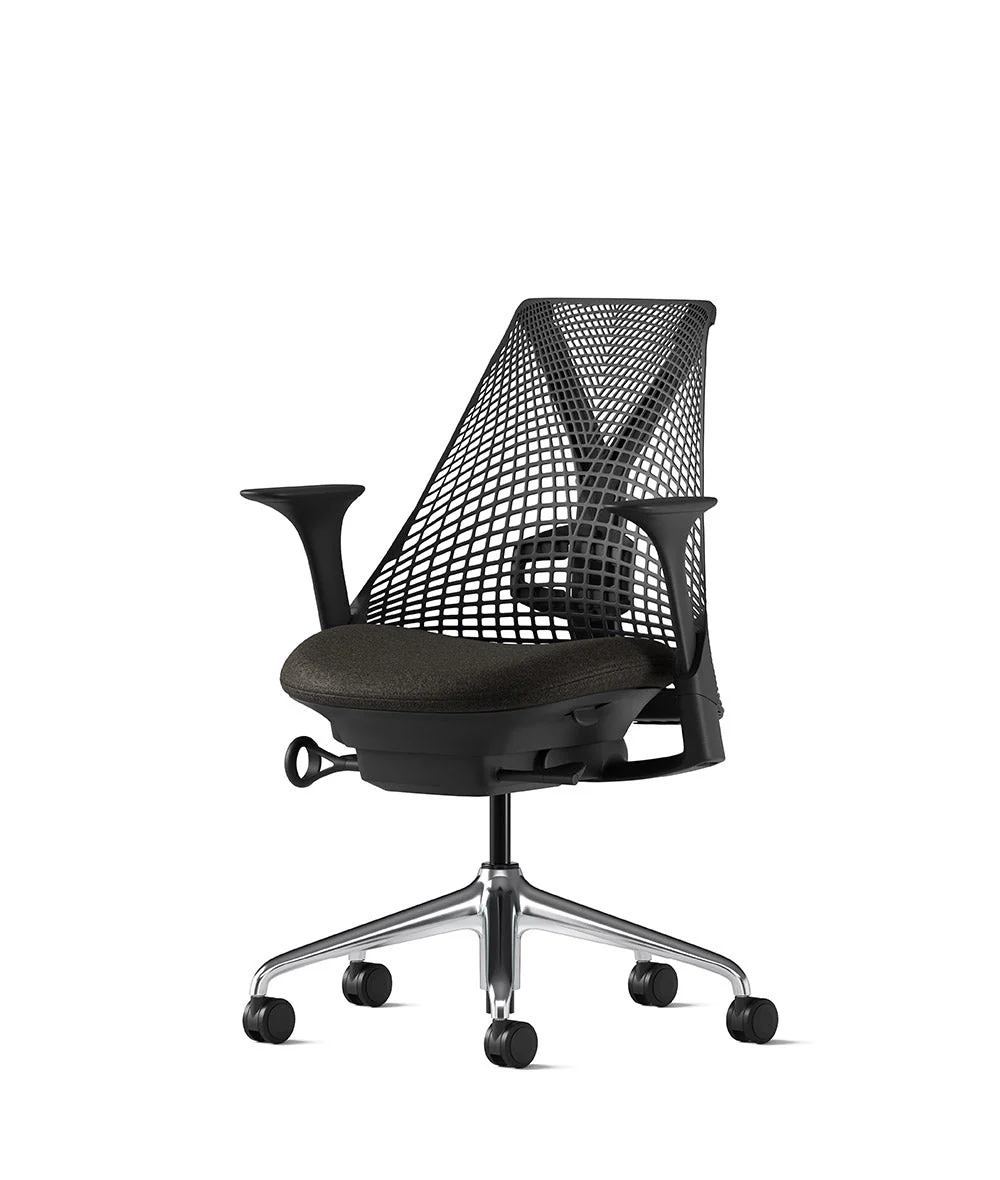 Silla de oficina Sayl* negro pulido - Image 5