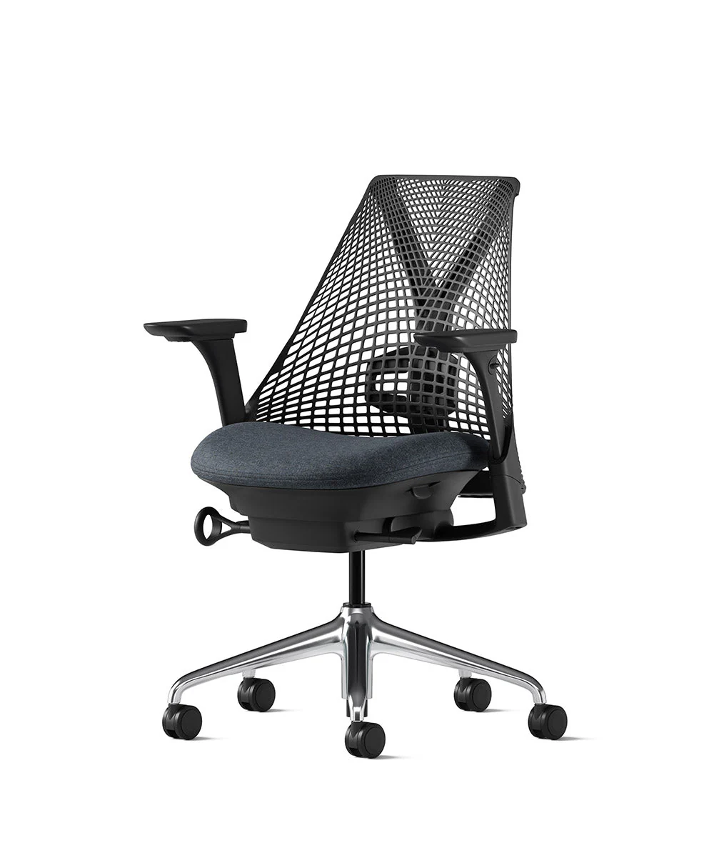 Silla de oficina Sayl* negro pulido - Image 60