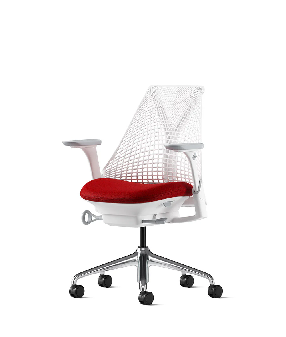 Silla de oficina Sayl* blanco pulido - Image 11