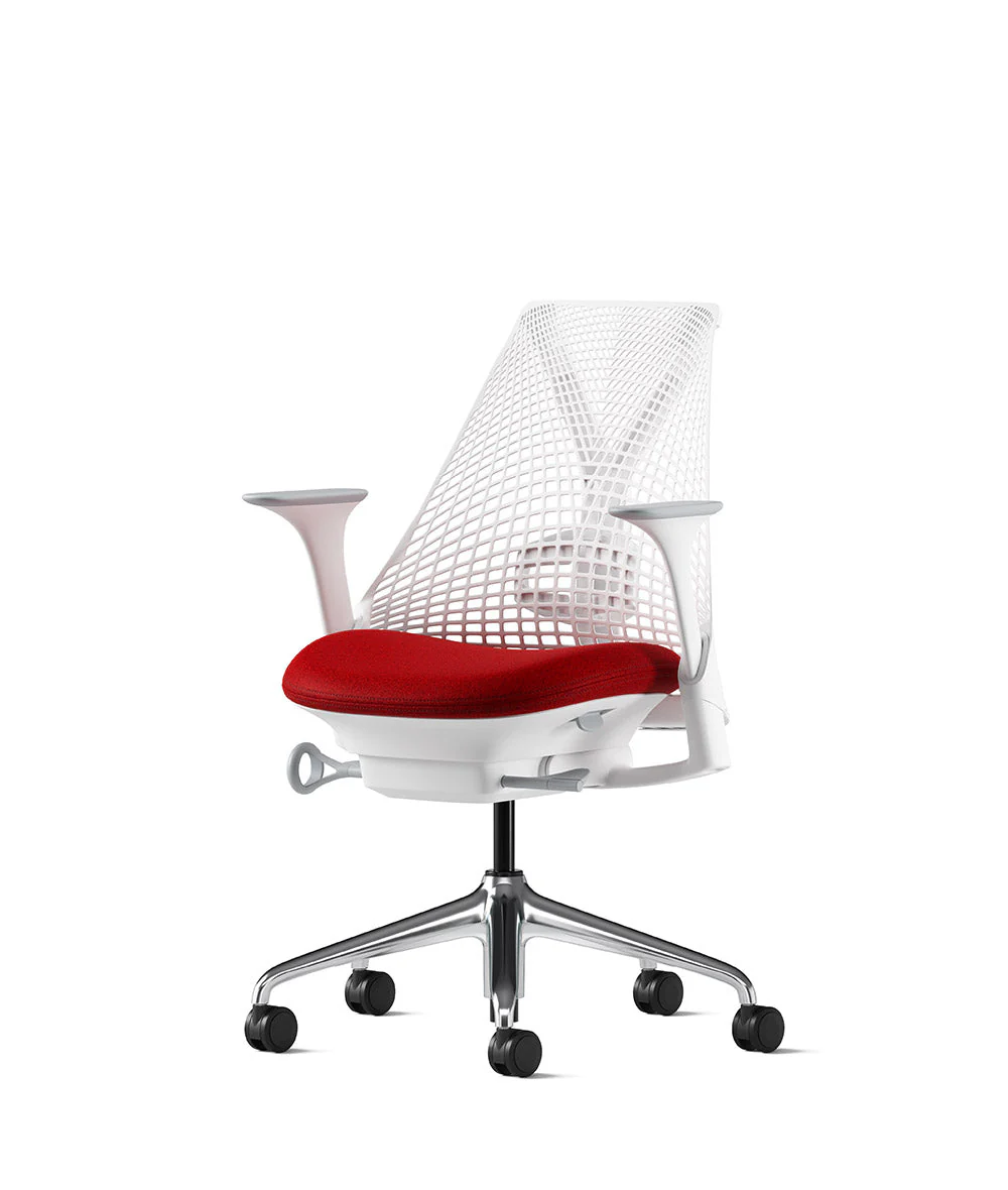 Silla de oficina Sayl* blanco pulido - Image 13