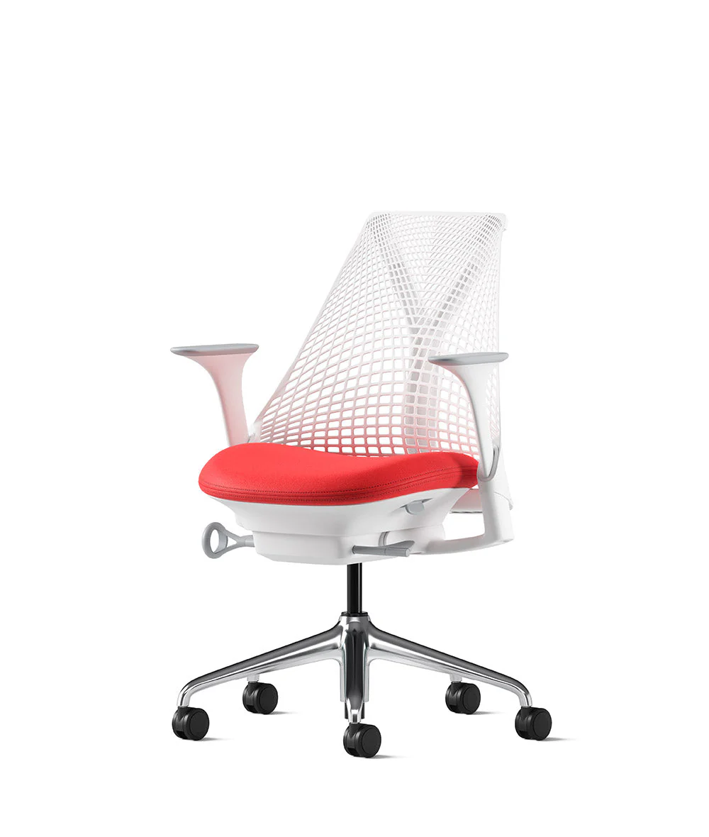 Silla de oficina Sayl* blanco pulido - Image 25