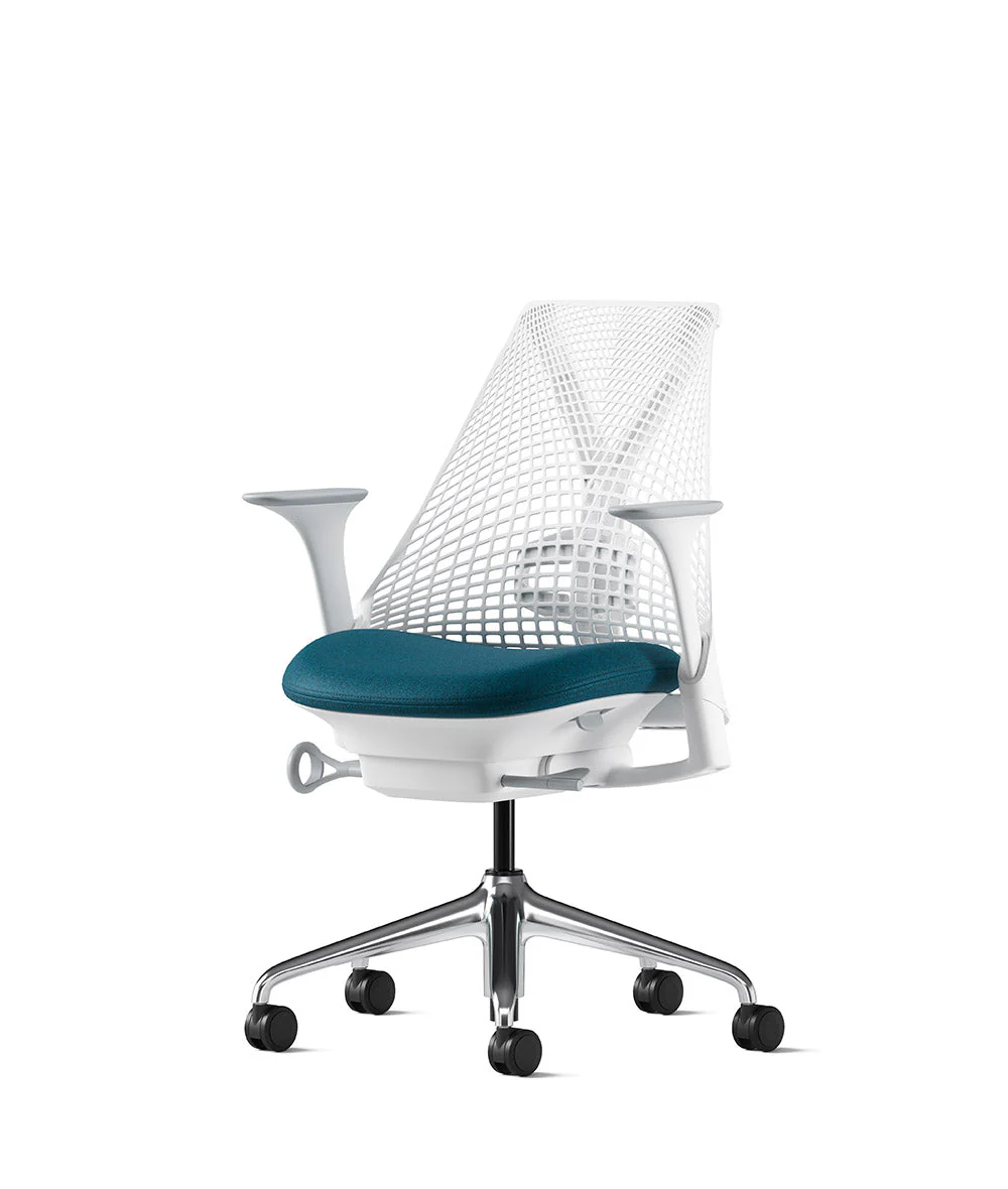 Silla de oficina Sayl* blanco pulido - Image 5