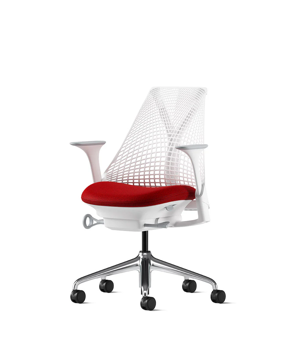 Silla de oficina Sayl* blanco pulido - Image 9