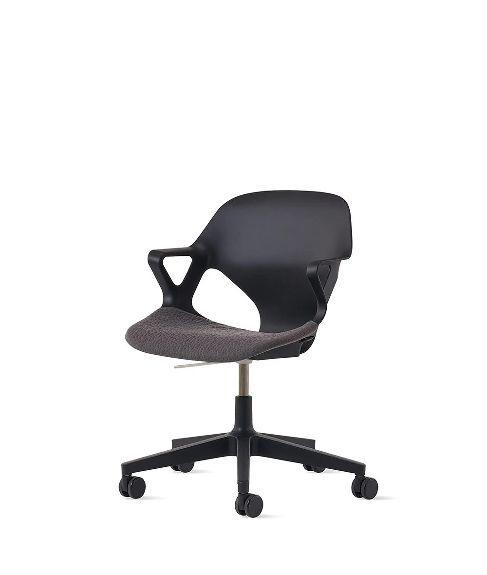 Silla de apoyabrazos fijos Zeph* negro - Image 3