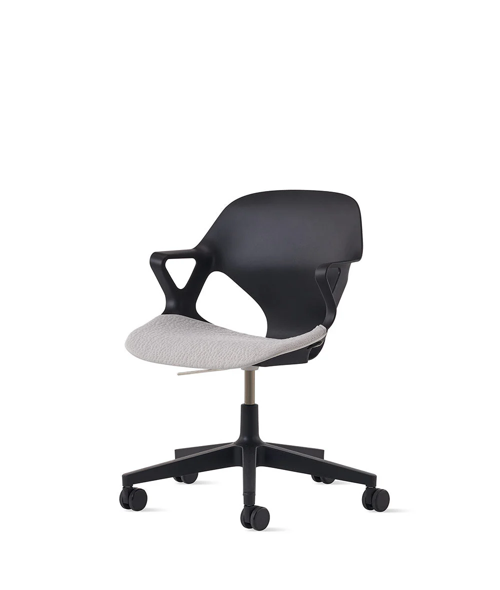 Silla de apoyabrazos fijos Zeph* negro - Image 4
