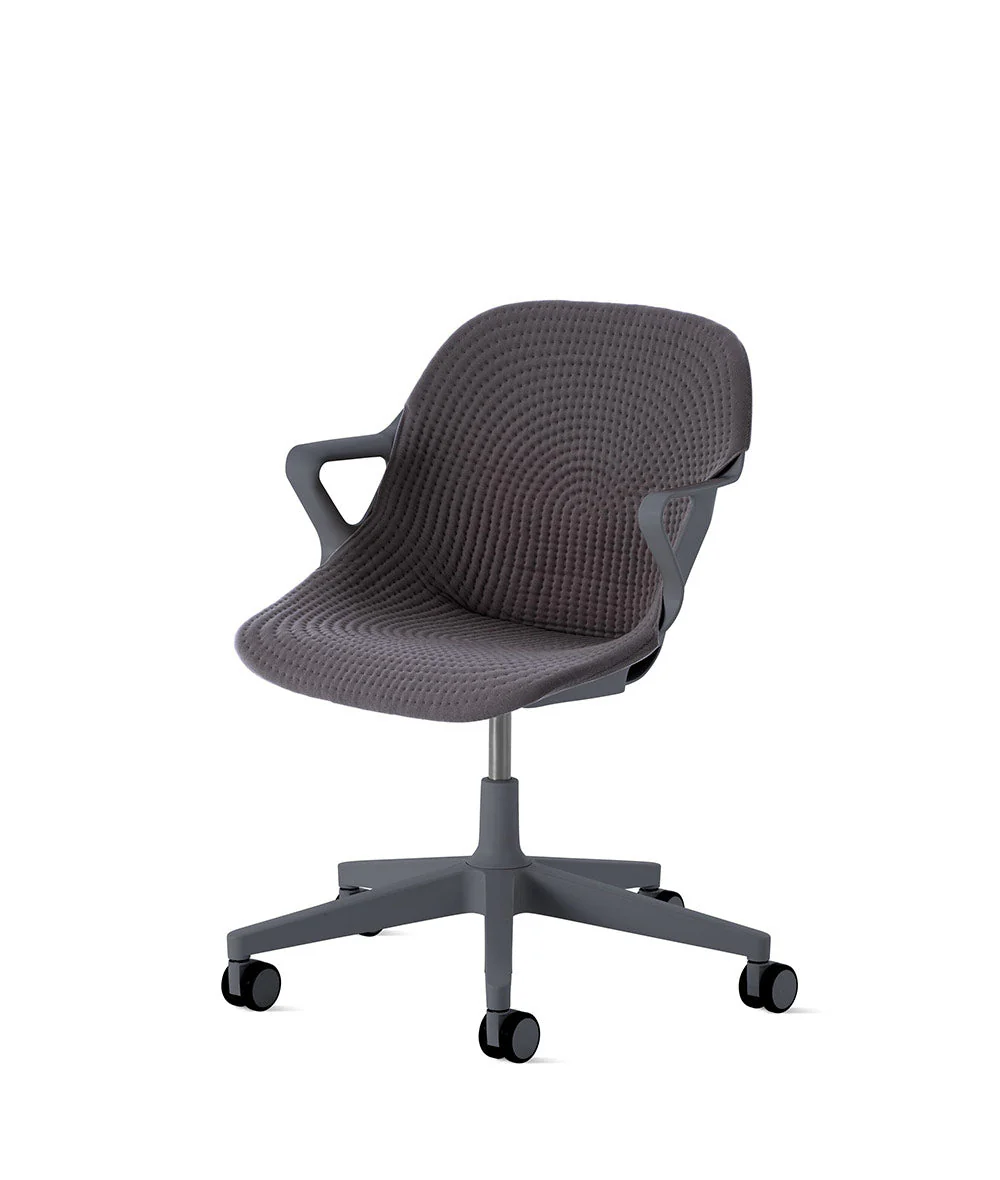 Silla de apoyabrazos fijos Zeph* carbón - Image 30