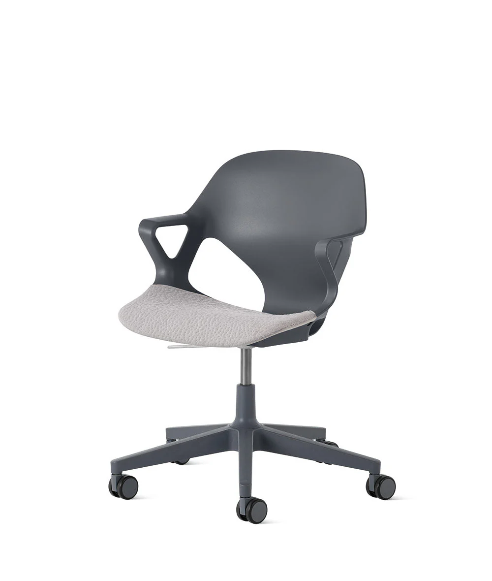 Silla de apoyabrazos fijos Zeph* carbón - Image 4