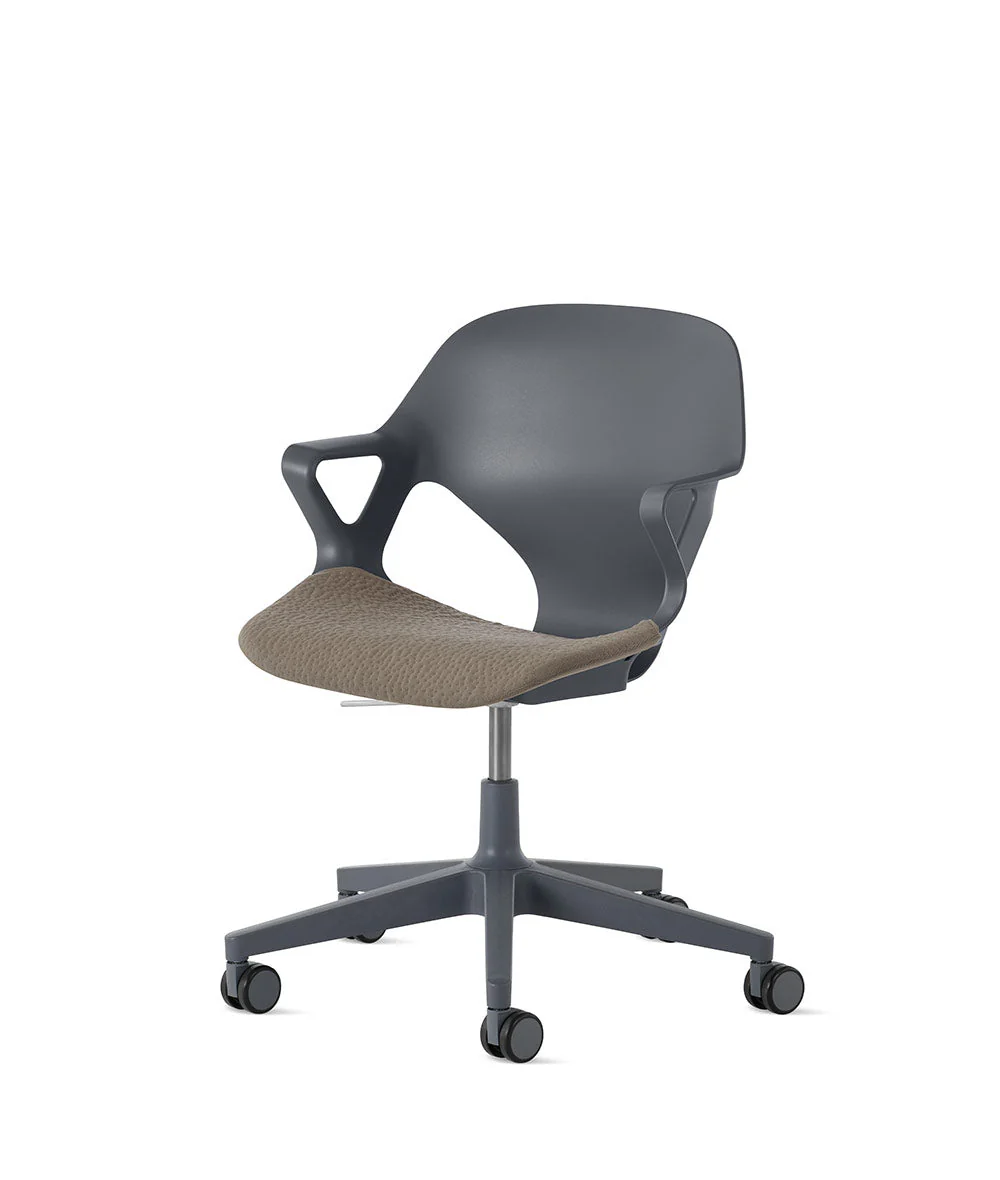 Silla de apoyabrazos fijos Zeph* carbón - Image 6