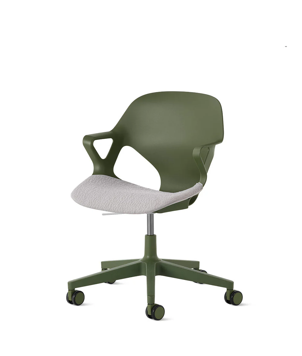 Silla de apoyabrazos fijos Zeph* olive - Image 4