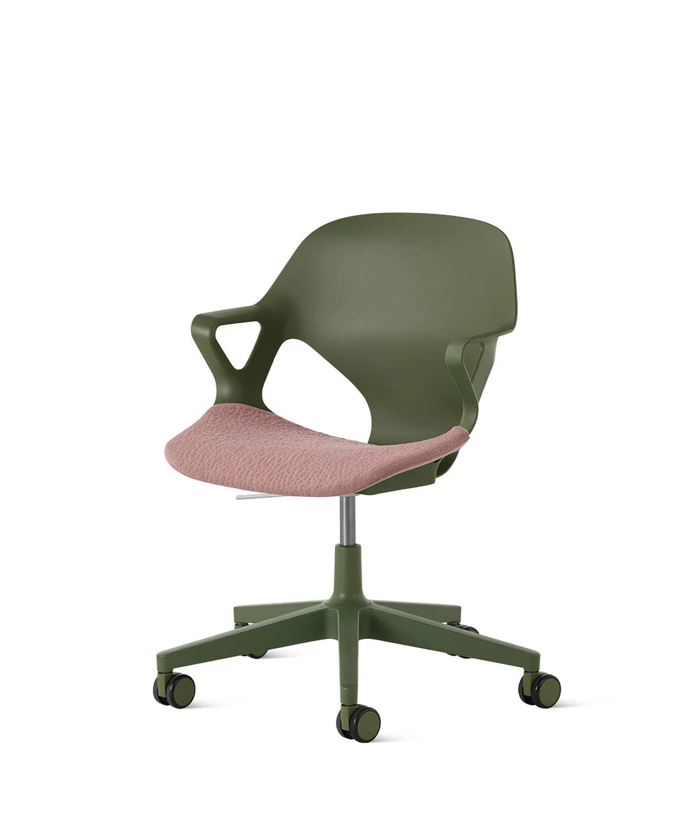 Silla de apoyabrazos fijos Zeph* olive - Image 5