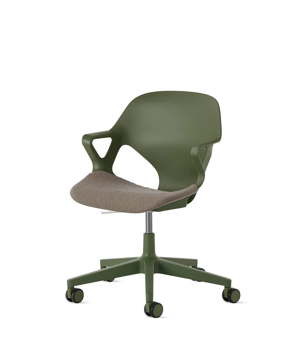Silla de apoyabrazos fijos Zeph* olive - Image 6