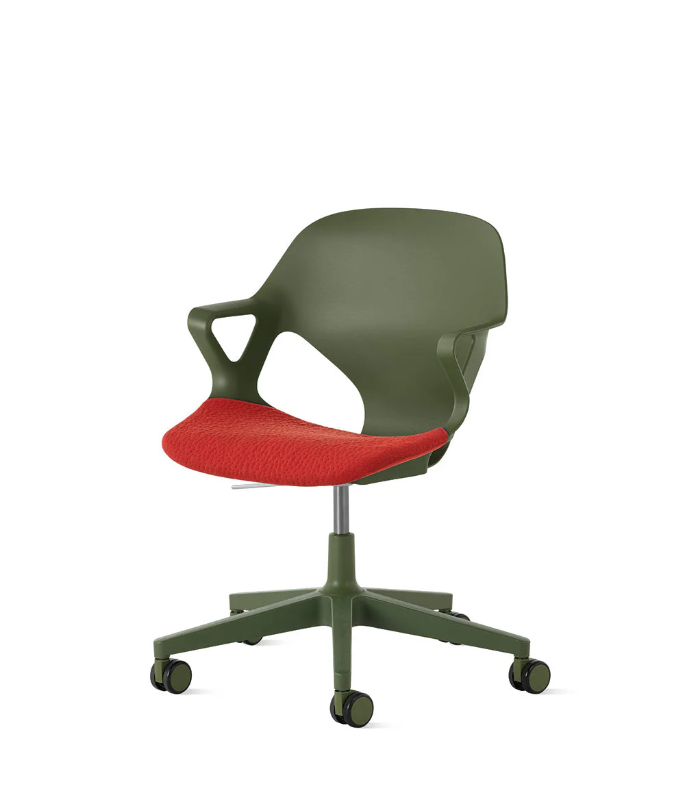Silla de apoyabrazos fijos Zeph* olive - Image 7